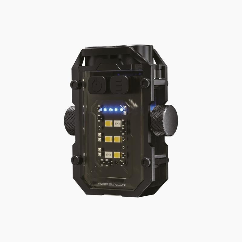 Carbinox Blastbeam LED Flashlight – 1000 Lumens Rechargeable Pocket-Sized Torch with Dual LED & COB Lighting, Magnetic Base, 6 Modes, USB‑C Fast Charging, Military‑Grade Aluminum