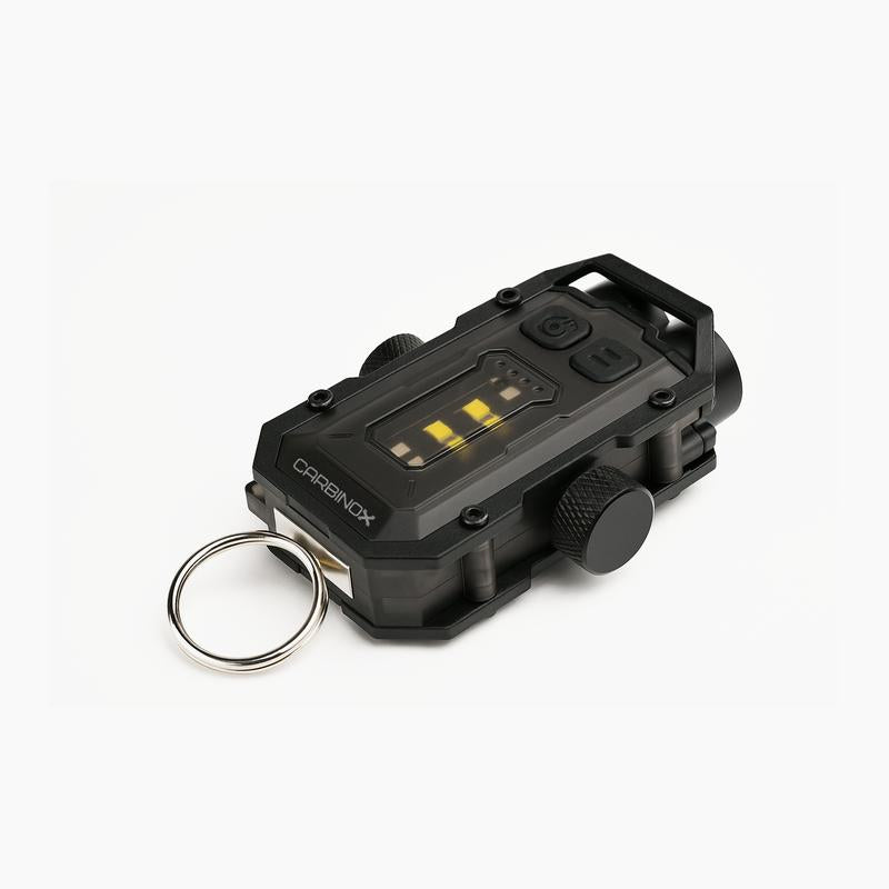 Carbinox Blastbeam LED Flashlight – 1000 Lumens Rechargeable Pocket-Sized Torch with Dual LED & COB Lighting, Magnetic Base, 6 Modes, USB‑C Fast Charging, Military‑Grade Aluminum