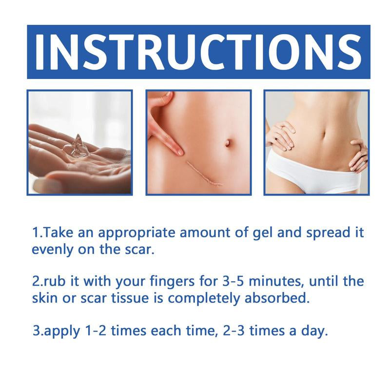 Professional Scar Removal Gel- Scarremoval Treatment for Keloids, C-Sections, Surgeries, Burns, Acne Andmore.
