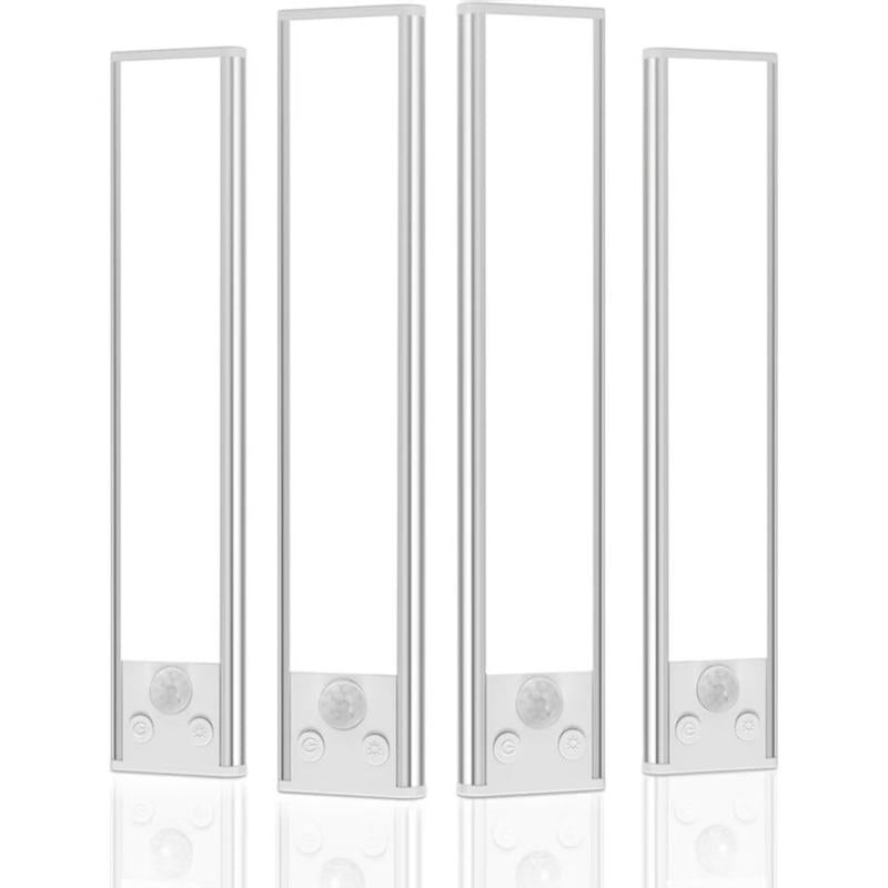 Under Cabinet Lights,76Led Motion Sensor Night Light Indoor,1500Mah USB Rechargeable Light, Dimmable Lights for Kitchen, Stairs,Wardrobe Lighting