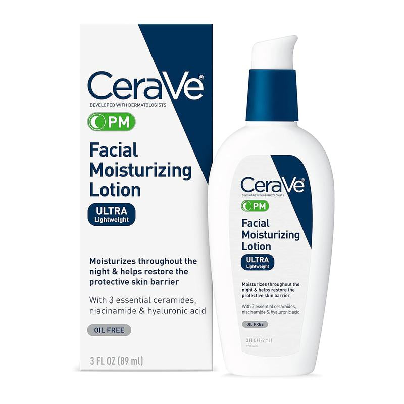 Cerave Bombshell AM + PM Moisturizer Bundle: AM Moisturizing Lotion SPF 50 & PM Facial Moisturizing Lotion