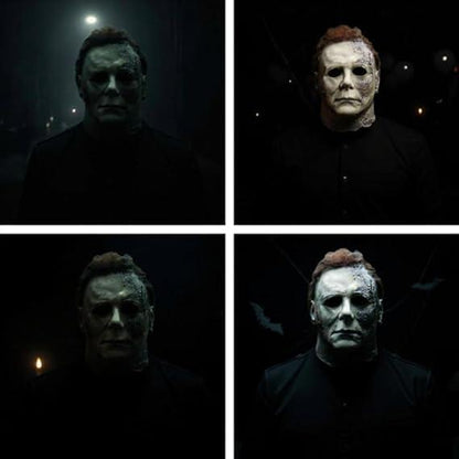Michael Myers Mask, Halloween Horror Masquerade Men'S & Women'S Cosplay Party Mask, Bloody Michael Myers & Ghost Face Adult Costume Scary Cosplay the Terrifying Atmosphere Is at Its Peak