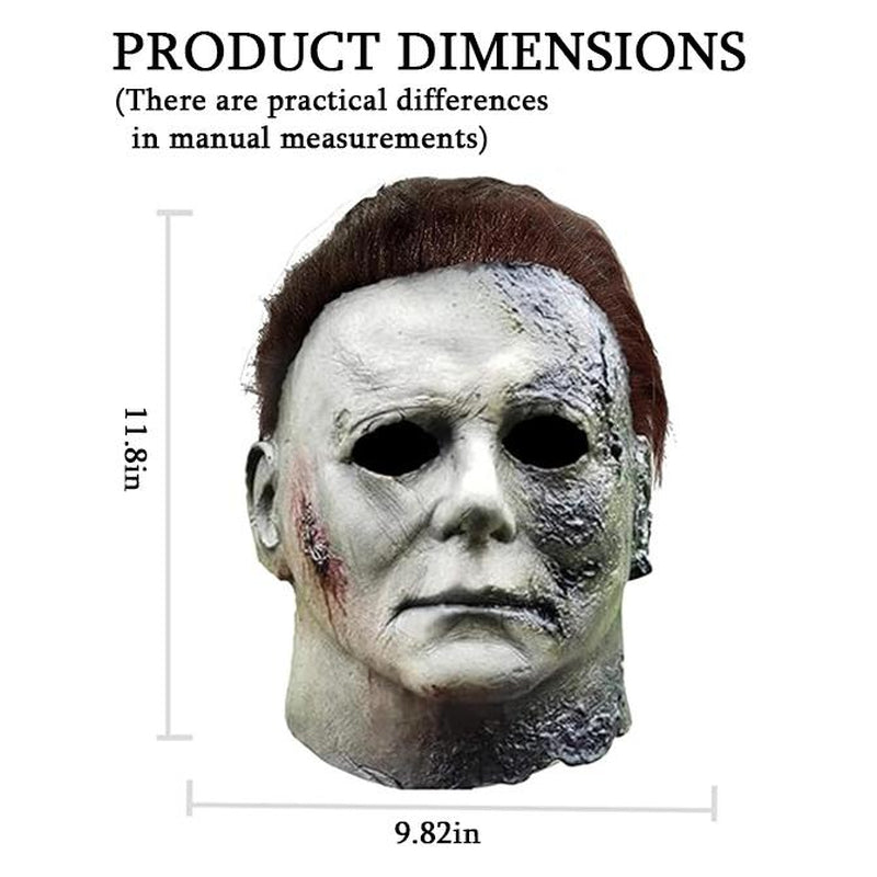 Michael Myers Mask, Halloween Horror Masquerade Men'S & Women'S Cosplay Party Mask, Bloody Michael Myers & Ghost Face Adult Costume Scary Cosplay the Terrifying Atmosphere Is at Its Peak