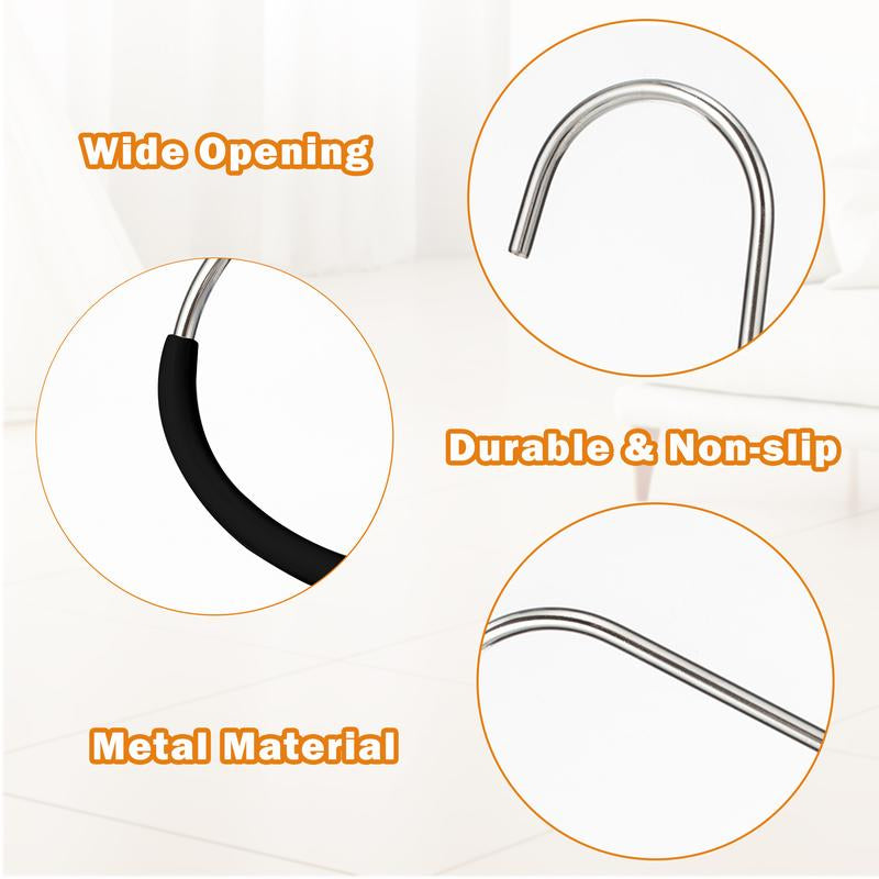 6 Counts Hat Organizer, Commercial-Grade Hat Display Rack - Adjustable Hooks for Sun Hats/Berets/Beanies Collection