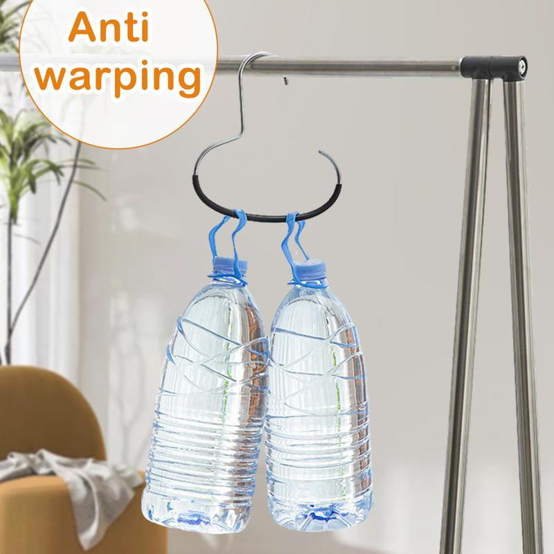 6 Counts Hat Organizer, Commercial-Grade Hat Display Rack - Adjustable Hooks for Sun Hats/Berets/Beanies Collection