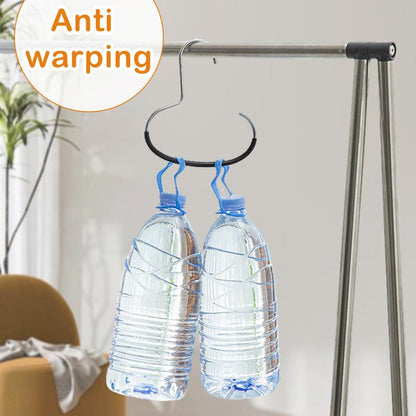 6 Counts Hat Organizer, Commercial-Grade Hat Display Rack - Adjustable Hooks for Sun Hats/Berets/Beanies Collection