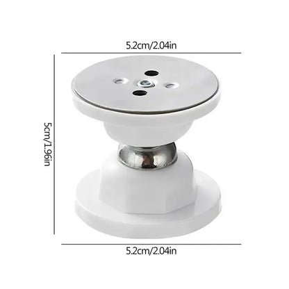 Silent Silicone Magnetic Door Stopper - Strong, Durable, and Anti-Collision Design for Home and Hotel Use