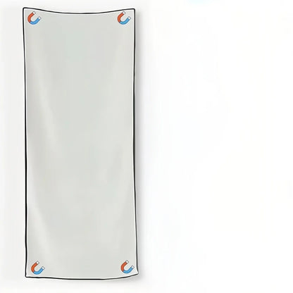 Multifunctional Outdoor Magnetic Bath Towel Coral Fleece Portable Magnet Towels Quick-Drying Beach Towel Bathroom Accessories