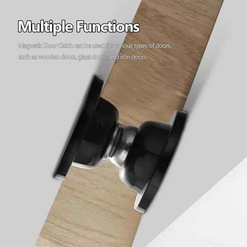 Silent Silicone Magnetic Door Stopper - Strong, Durable, and Anti-Collision Design for Home and Hotel Use