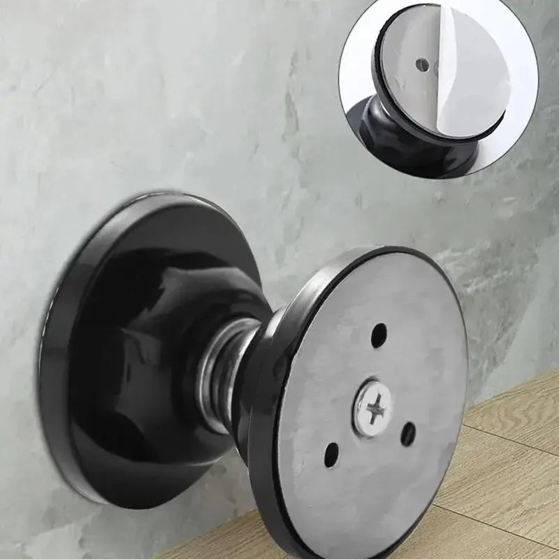 Silent Silicone Magnetic Door Stopper - Strong, Durable, and Anti-Collision Design for Home and Hotel Use