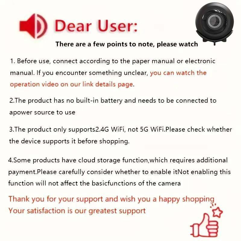 Indoor Security Camera Wireless Anti-Theft Video Recording APP 720P Support Memory Card IP Camera USB Voice X5 Camera
