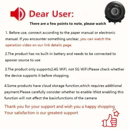 Indoor Security Camera Wireless Anti-Theft Video Recording APP 720P Support Memory Card IP Camera USB Voice X5 Camera
