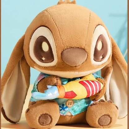 【Halloween Gift】Disney Stitch Brown-Fur Plush Doll - Soft Cuddly Stuffed Toy, Adorable Gift for Her & Stitch Fans| Halloween Candy Bag Must-Have